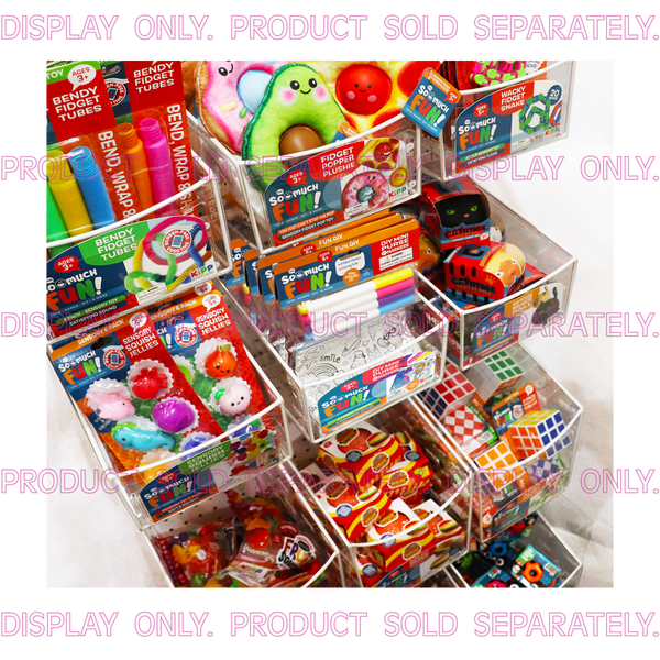 6" Short Clear Vinyl Merchandising Bins - 1 Bin Per Pack 975410