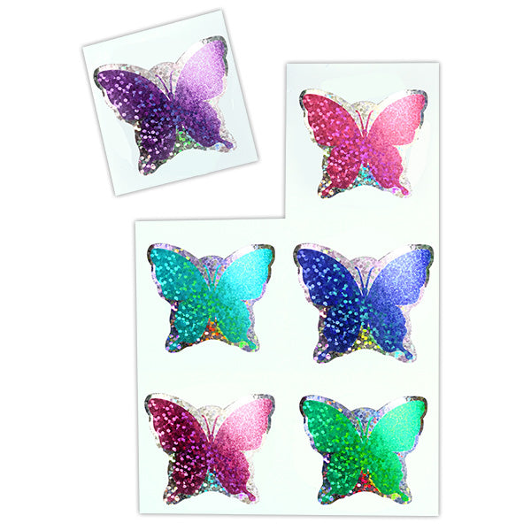 Sparkle Butterfly Stickers