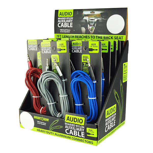 Braided Nylon Auxiliary Cables