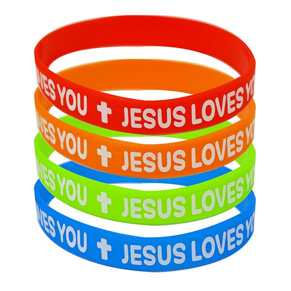 "Jesus Loves You" Wristbands