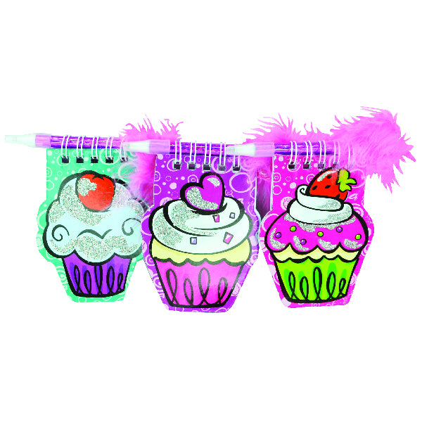 Cupcake Notepads With Pen