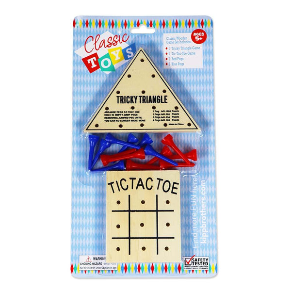 Classic Wooden Toy Games 2 Pack