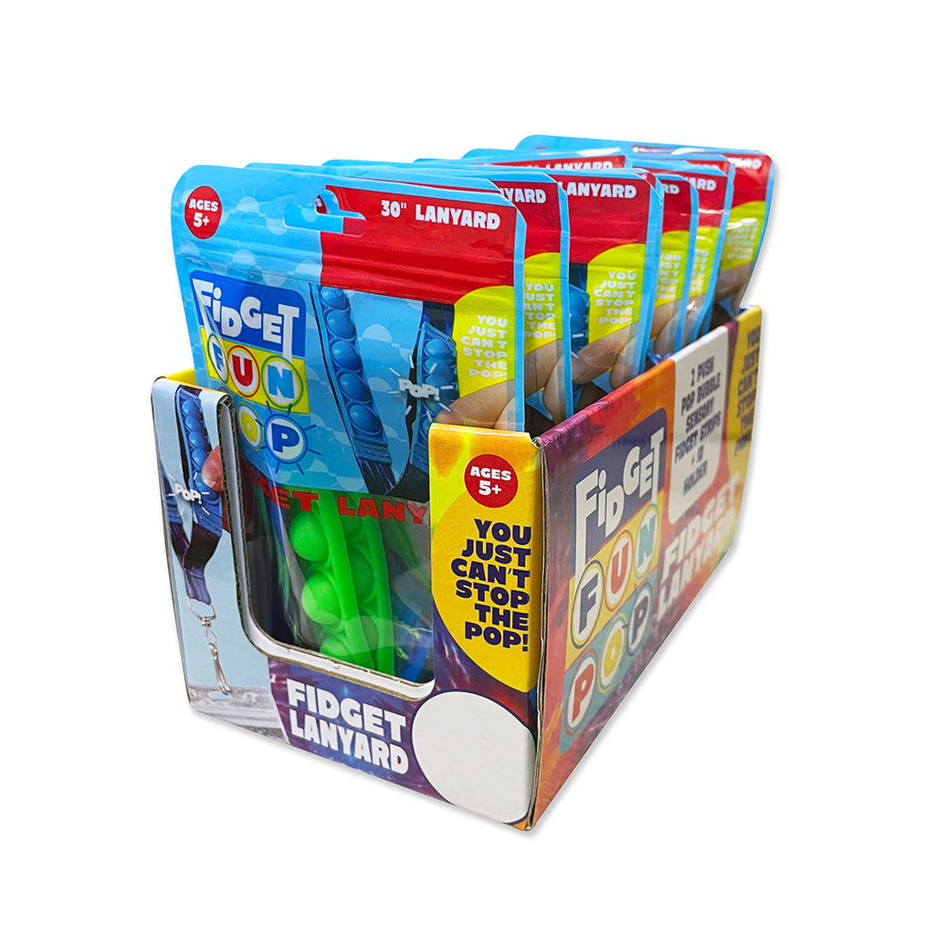 Novelty Inc Item Number 022239 Mini Fidget Pop Game Backpack Clip 12 Pieces per Display