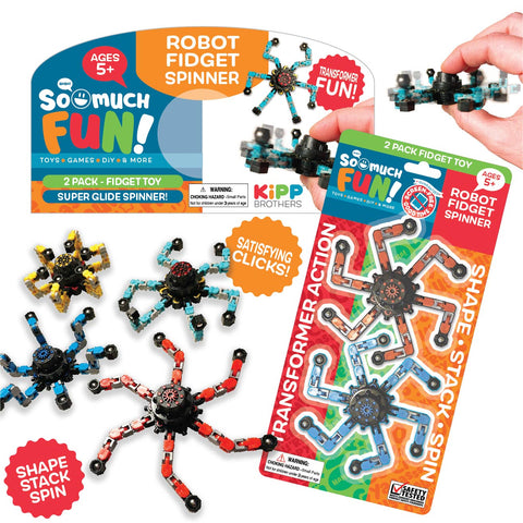 Micro Robot Spinner 2 Pack