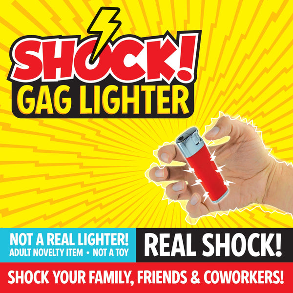 ITEM NUMBER 023396 GAG SHOCK LIGHTER 6 PIECES PER DISPLAY