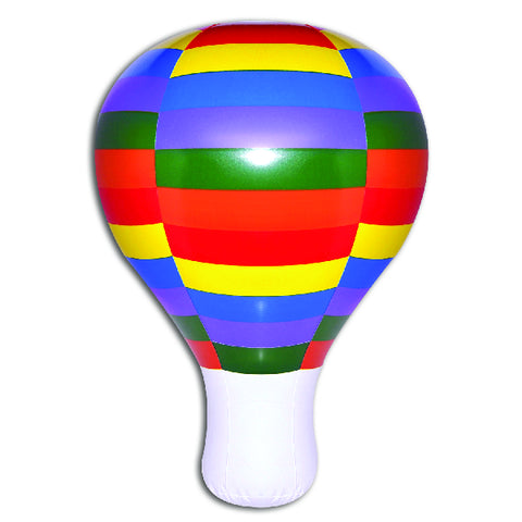 Colorful Hot Air Balloon Inflates