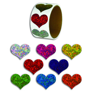 Laser Heart Stickers