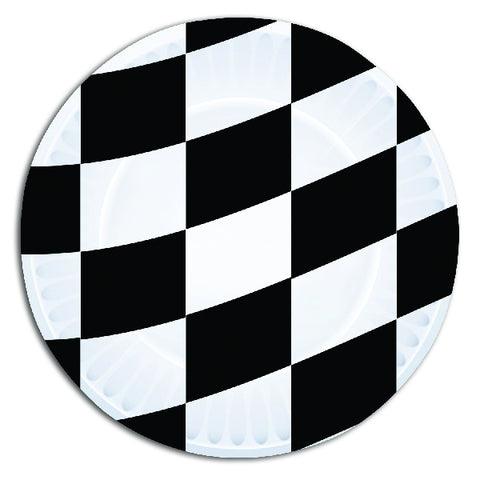 Racing Themed Paper Party Plates