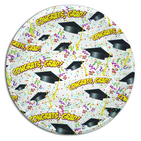 Graduation Themed Paper Party Plates
