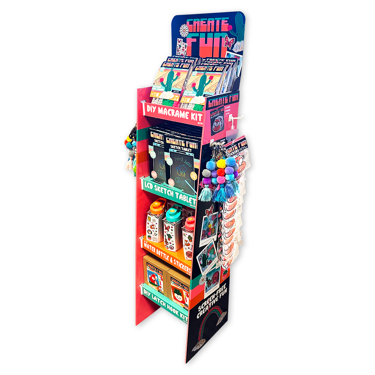 ITEM NUMBER 088483 CREATE FUN FLOOR DISPLAY 68 PIECES PER DISPLAY