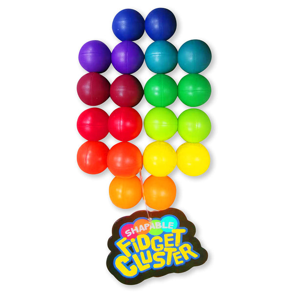 ITEM NUMBER 023470 SHAPABLE FIDGET CLUSTER 12 PIECES PER DISPLAY