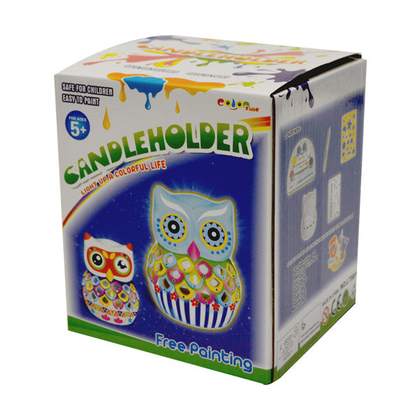 Owl Candle Holder Craft Kit
