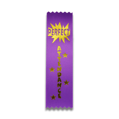 "Perfect Attendance" Award Ribbons
