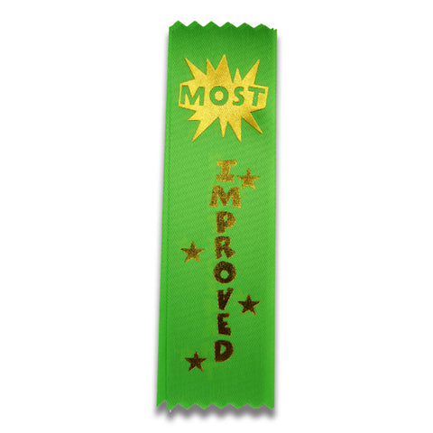 "Most Improved" Award Ribbons