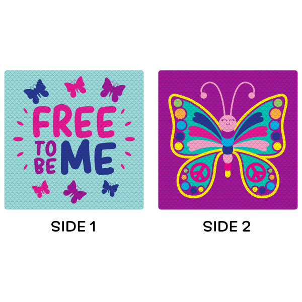 Free to be Me Butterfly Flip Sequin Pillow