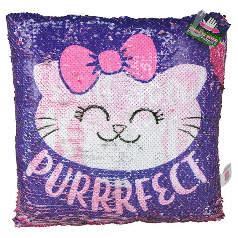 It's All About Meow Flip Sequin Pillow