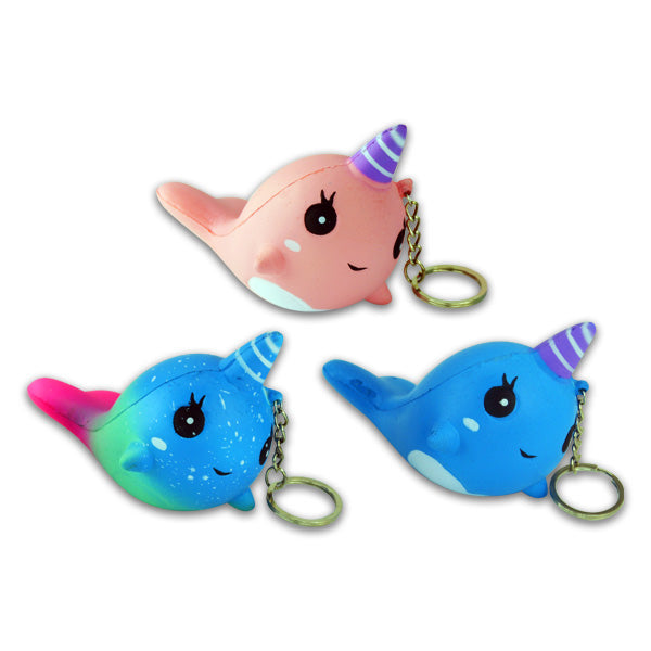 Narwhal Slow Rise Keychains