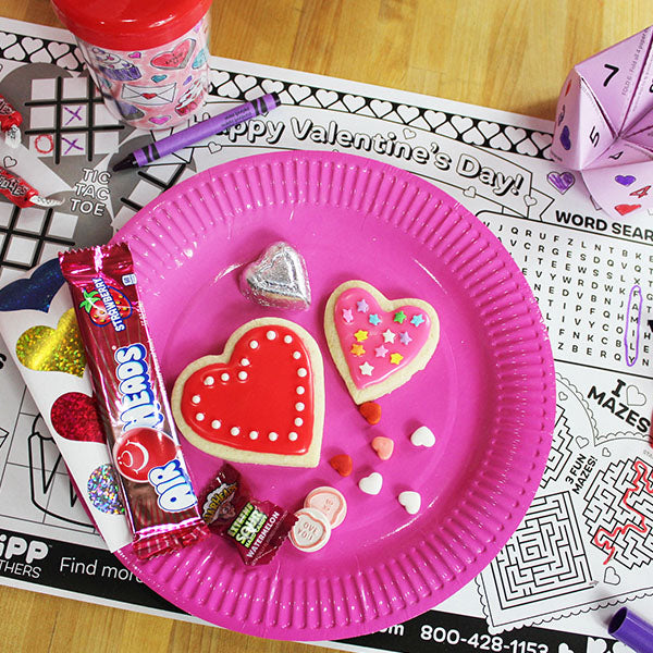 Valentine's Day Party Activity Placemat Downloadable Template