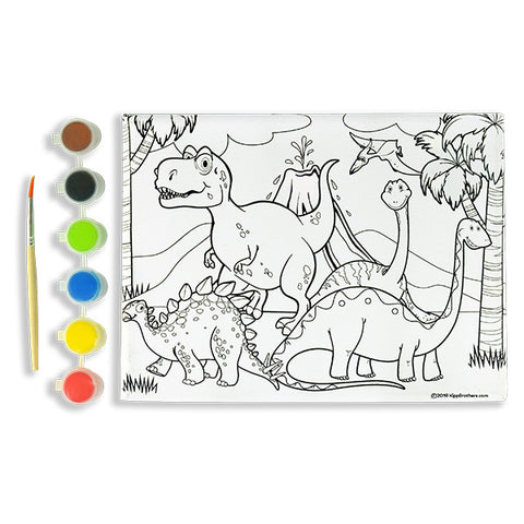 Dinosaur DIY Paint & Canvas Kit