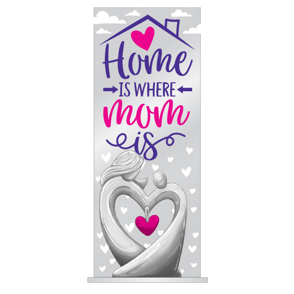 Home is Where Mom Is Large Glass Figurine