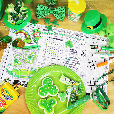 St. Patrick's Day Activity Placemat Downloadable Template