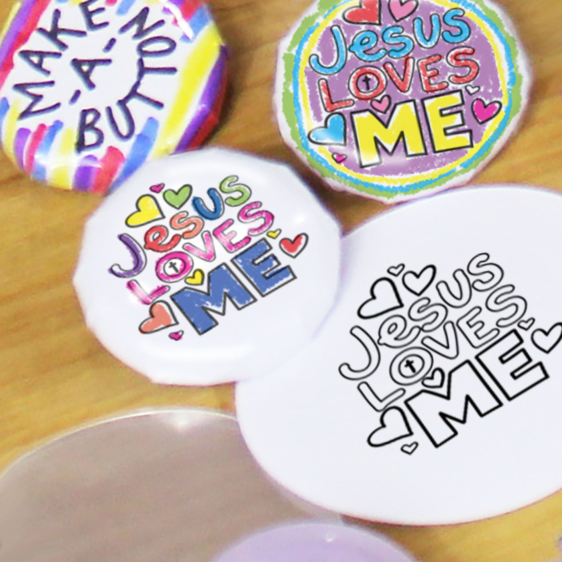 jesus-loves-me-free-diy-button-maker-downloadable-template-kipp-brothers for Diy Free Printable Doctor Badge Jesus Loves Me