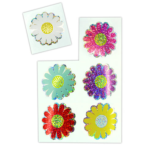Sparkle Flower Stickers