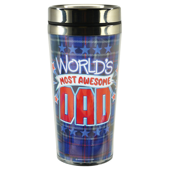 I Love Dad 16 oz. Travel Mug