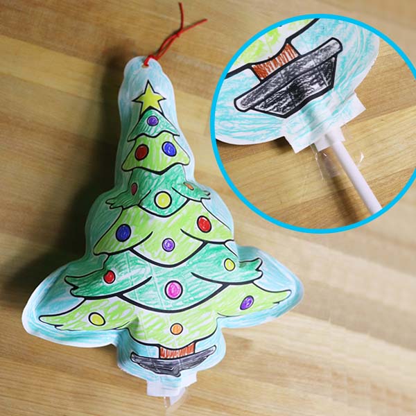DIY Holiday Inflate Ornaments