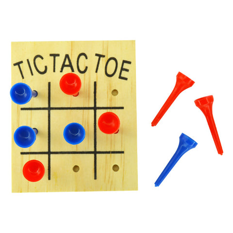 Wooden Peg Tic Tac Toe Games