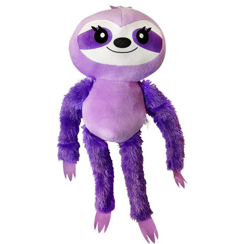Purple Jumbo Stuffed Sloth