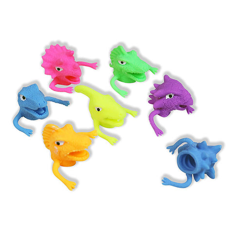 Colorful Dino Finger Puppets