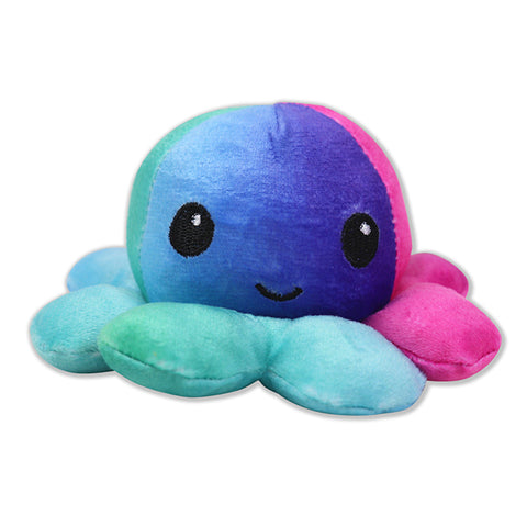 Plush Rainbow Octopus