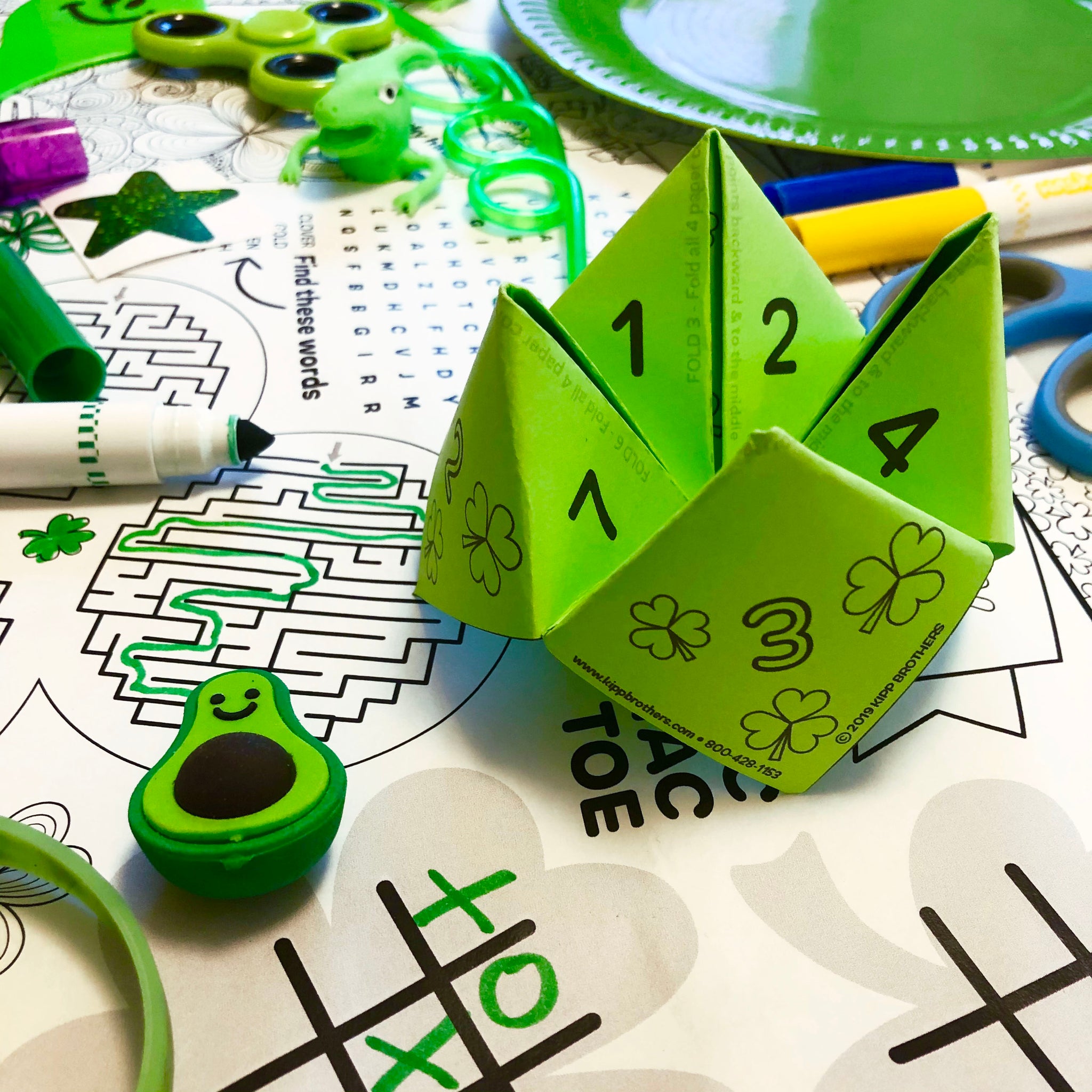 St. Patrick's Day Fortune Teller with Jokes Downloadable Activity