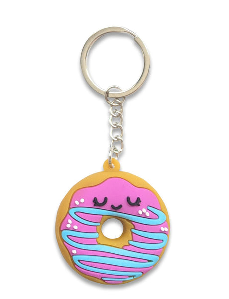 Donut Soft Rubber Keychains