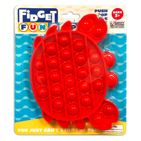 Fidget Fun Pop - Red Crab