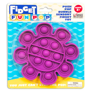 Fidget Fun Pop - Purple Flower