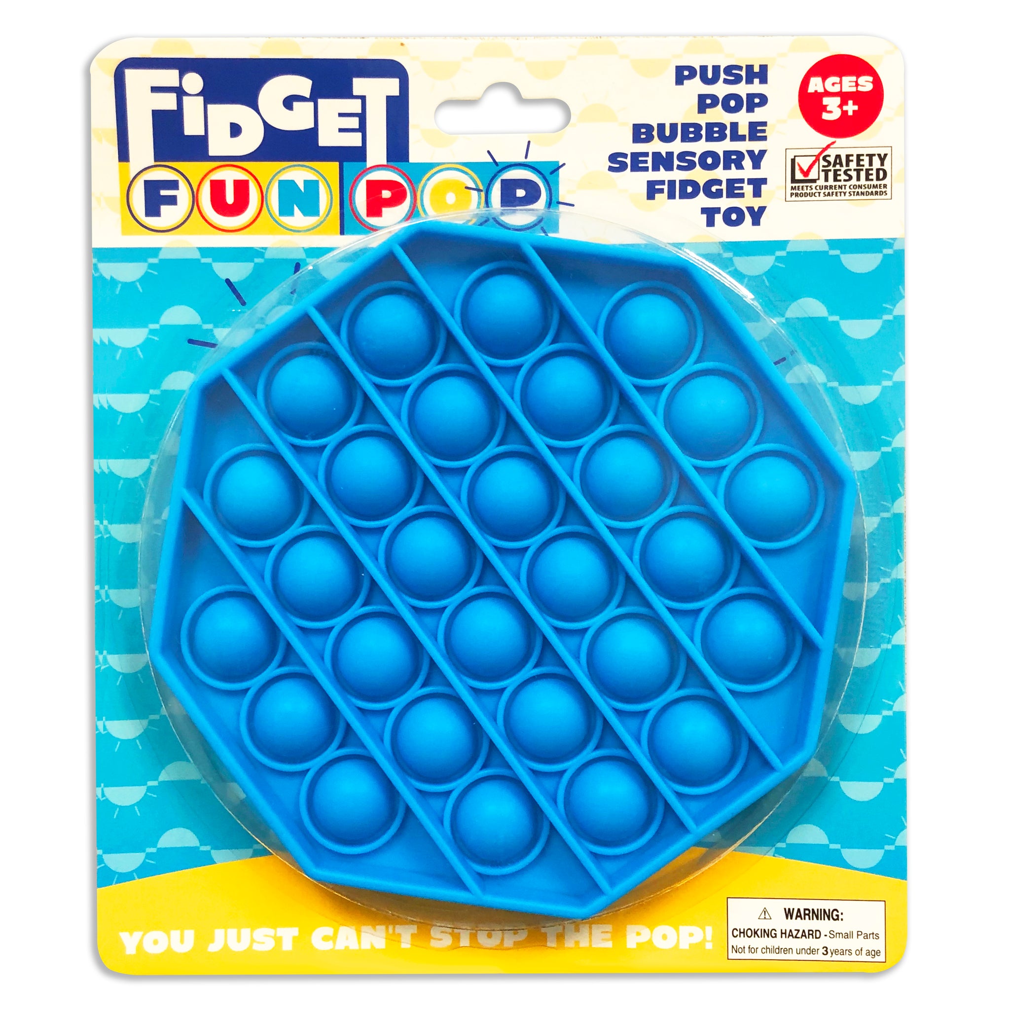 Fidget Fun Pop - Blue Octagon