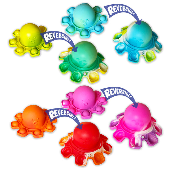 Reversible Octopus Fidget Fun Popper