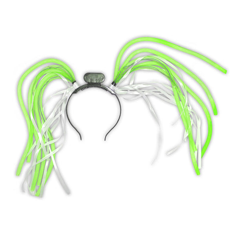 Green Light-Up Tentacle Headband