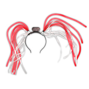 Red Light-Up Tentacle Headband