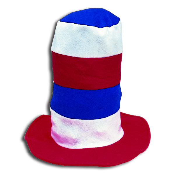 Red - White - Blue Stove Pipe Hat