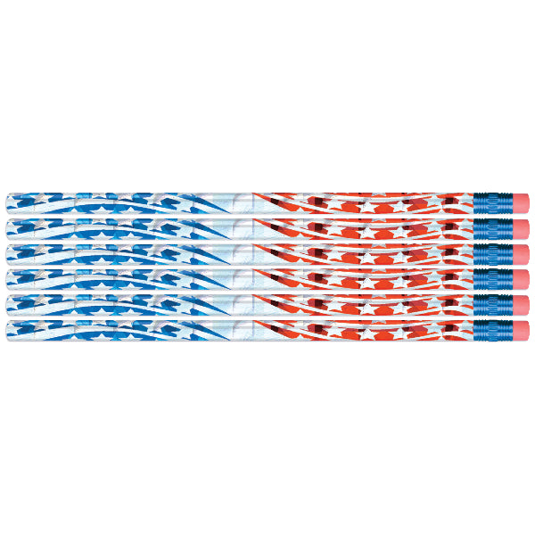 American Flag Pencils