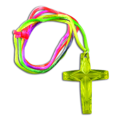Neon Cross Necklaces