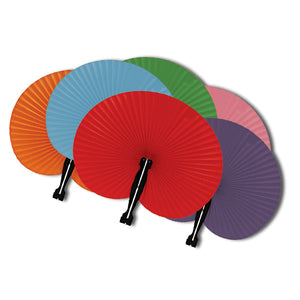 Colorful Paper Fans