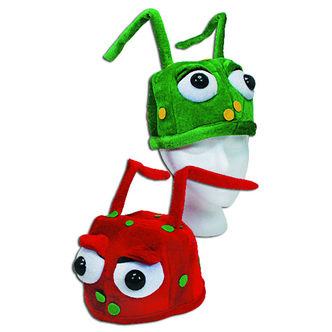 Grasshopper & Ladybug Hats