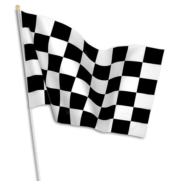 11" X 17" Checkered Flags